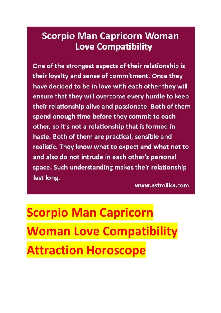 Scorpio Man And Scorpio Woman Compatibility